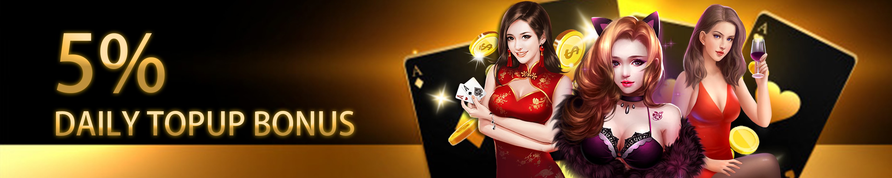 5% DAILY DEPOSIT BONUS — LIVE CASINO