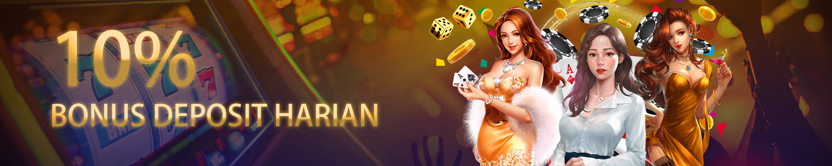 10% DAILY DEPOSIT BONUS — SLOTS